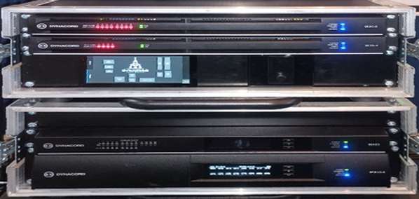 Dynacord Amplifiers in a Rack